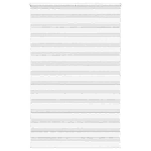 ARDEBO.de - Zebrarollo Weiß 140x200 cm Stoffbreite 135,9 cm Polyester