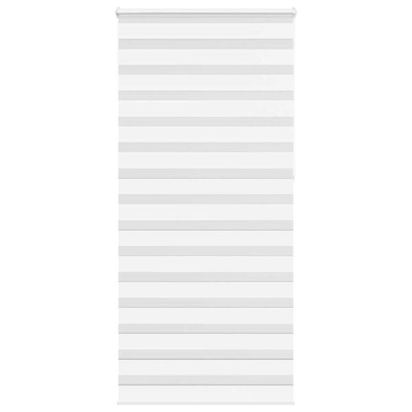 ARDEBO.de - Zebrarollo Weiß 95x230 cm Stoffbreite 90,9 cm Polyester
