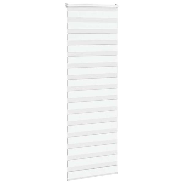 Zebrarollo Weiß 85x230 cm Stoffbreite 80,9 cm Polyester