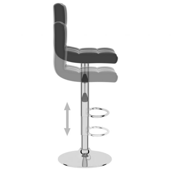 Barhocker Schwarz Kunstleder
