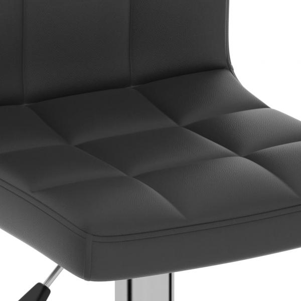 Barhocker Schwarz Kunstleder