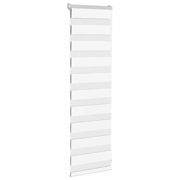 Doppelrollo Weiß 45x100 cm Stoffbreite 40,9 cm Polyester