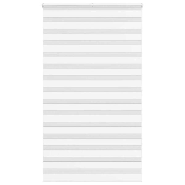 ARDEBO.de - Zebrarollo Weiß 130x200 cm Stoffbreite 125,9 cm Polyester