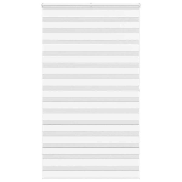 ARDEBO.de - Zebrarollo Weiß 120x200 cm Stoffbreite 115,9 cm Polyester