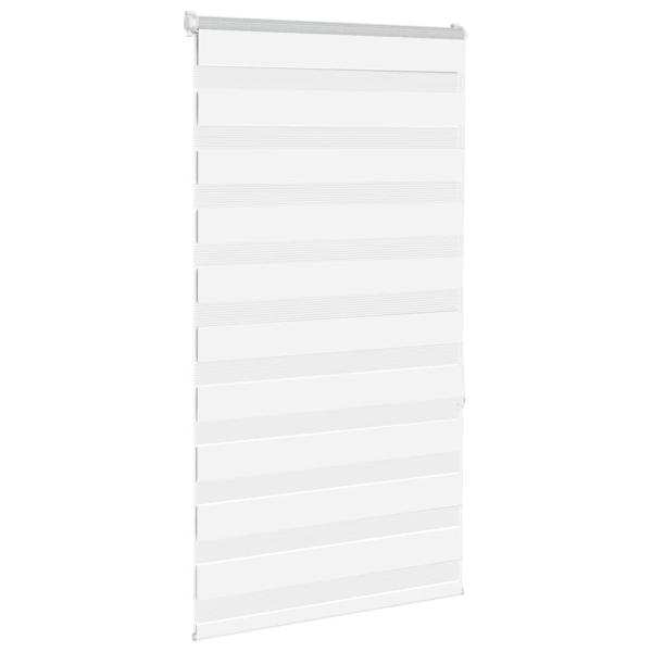 Zebrarollo Weiß 80x150 cm Stoffbreite 75,9 cm Polyester