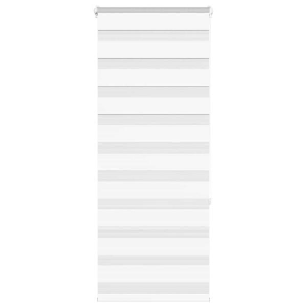 ARDEBO.de - Zebrarollo Weiß 60x150 cm Stoffbreite 55,9 cm Polyester
