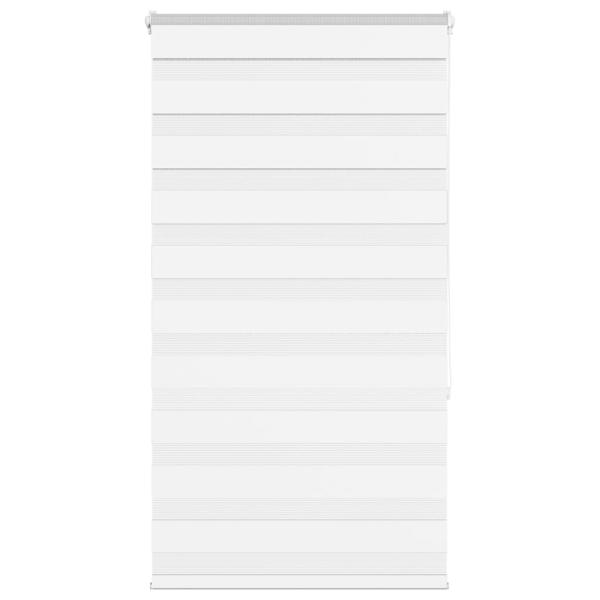 ARDEBO.de - Zebrarollo Weiß 90x150 cm Stoffbreite 85,9 cm Polyester