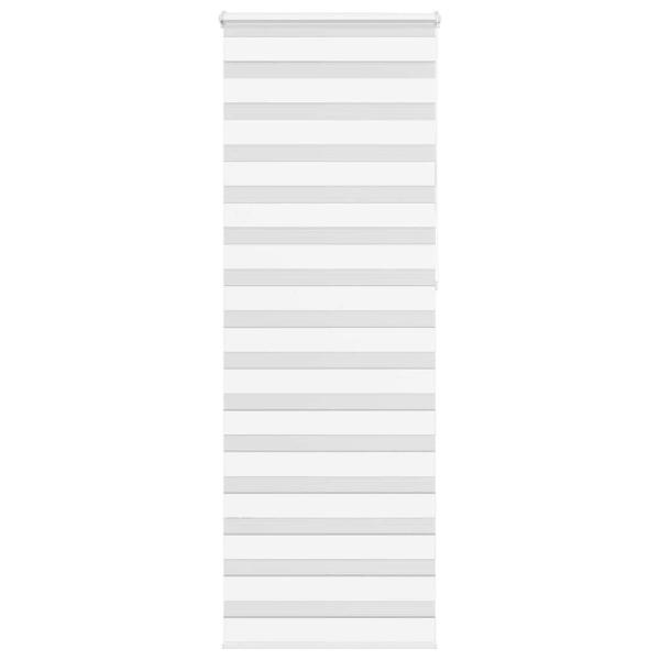 ARDEBO.de - Zebrarollo Weiß 70x230 cm Stoffbreite 65,9 cm Polyester