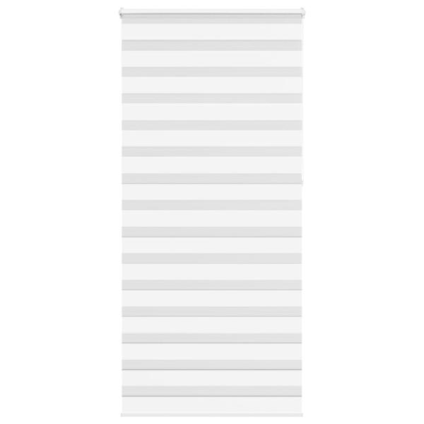 ARDEBO.de - Zebrarollo Weiß 105x230 cm Stoffbreite 100,9 cm Polyester