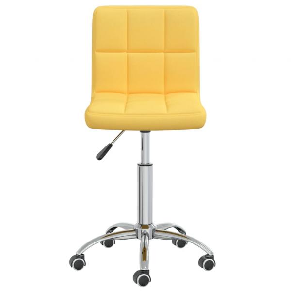Bürostuhl Drehbar Senfgelb Stoff