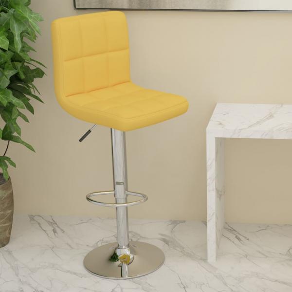 ARDEBO.de - Barhocker Senfgelb Stoff