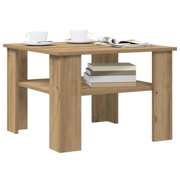 Couchtisch Artisan-Eiche 60x60x42 cm Holzwerkstoff
