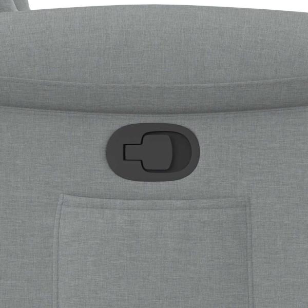 Relaxsessel Hellgrau Stoff