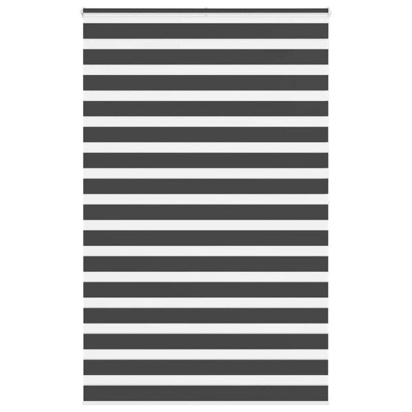 ARDEBO.de - Zebrarollo Schwarz 150x200 cm Stoffbreite 145,9 cm Polyester