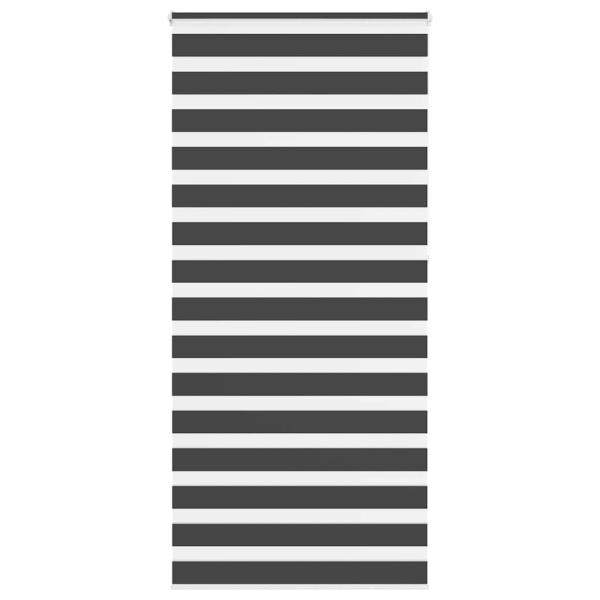 ARDEBO.de - Zebrarollo Schwarz 115x230 cm Stoffbreite 110,9 cm Polyester