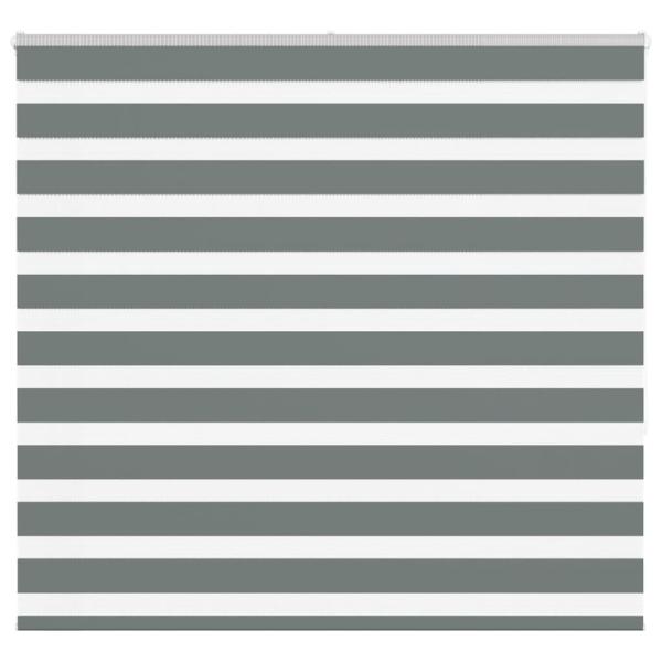 ARDEBO.de - Zebrarollo Dunkelgrau 155x150 cm Stoffbreite 150,9 cm Polyester