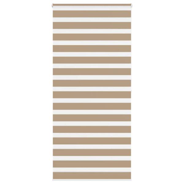 ARDEBO.de - Zebrarollo Sandbraun 110x200 cm Stoffbreite 105,9 cm Polyester