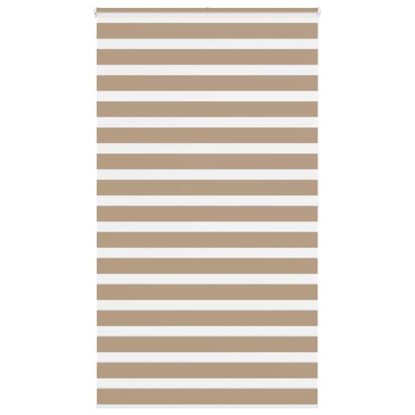 ARDEBO.de - Zebrarollo Sandbraun 120x200 cm Stoffbreite 115,9 cm Polyester