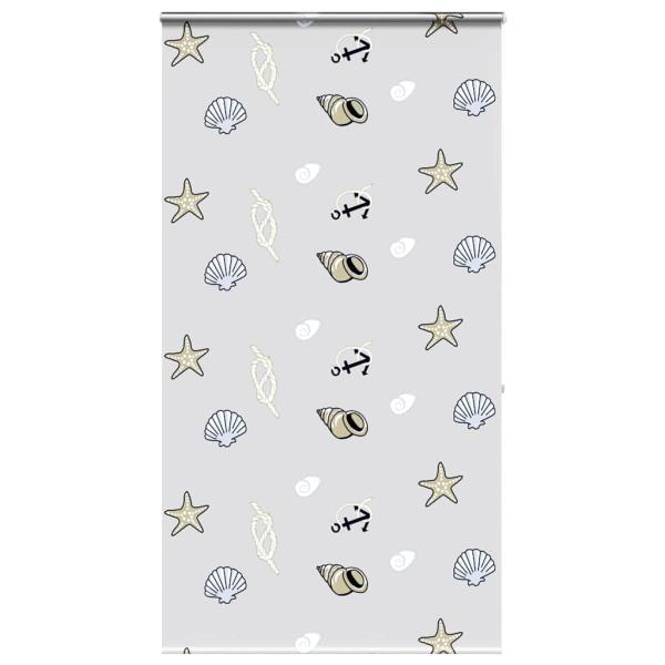 ARDEBO.de - Duschrollo mit Kassette 130x240 cm Stoffbreite 126 cm