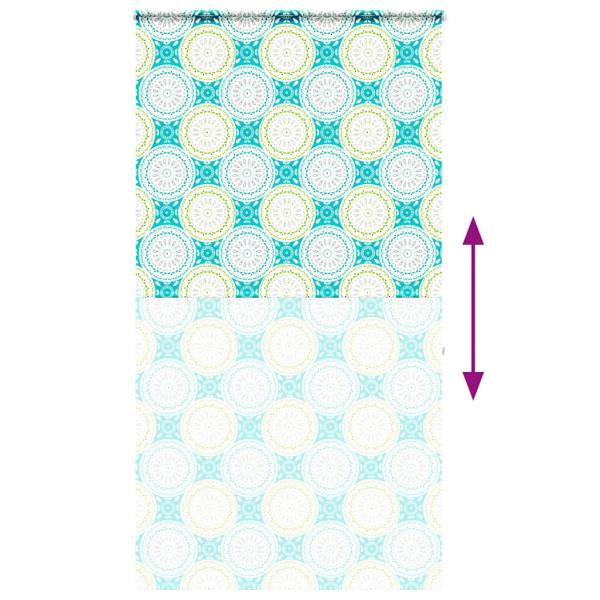 Duschrollo mit Kassette 120x240 cm Stoffbreite 116 cm