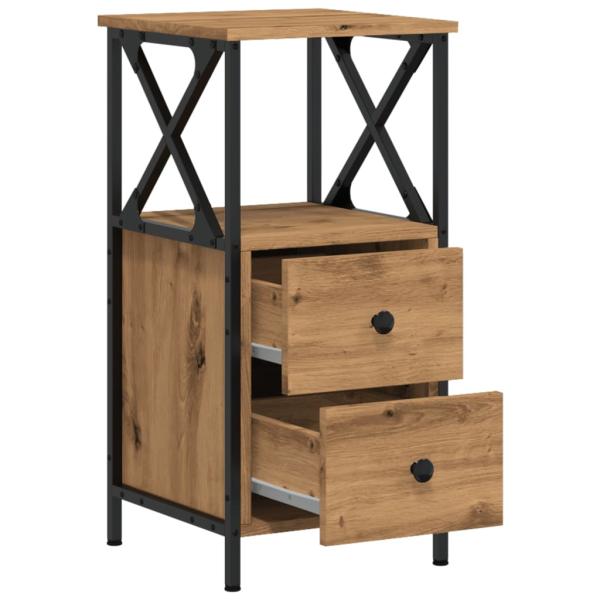 Nachttisch Artisan-Eiche 34x35,5x70 cm Holzwerkstoff