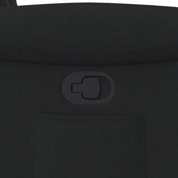 Relaxsessel Schwarz Stoff