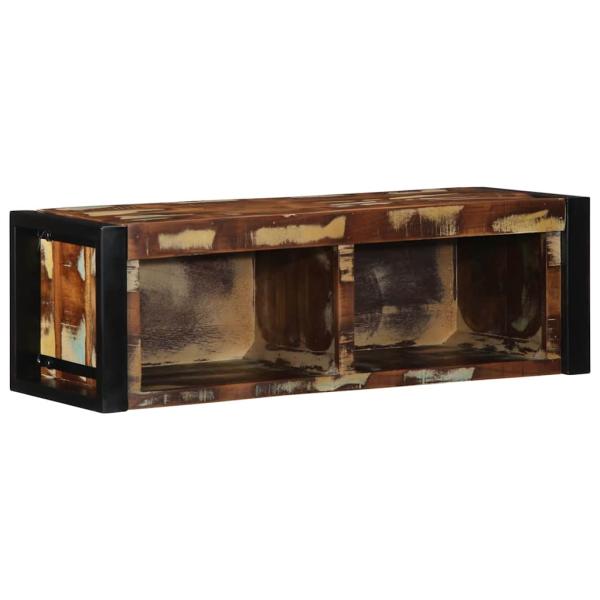 ARDEBO.de - TV-Schrank Mehrfarbig 80x30x25 cm Altholz Massiv
