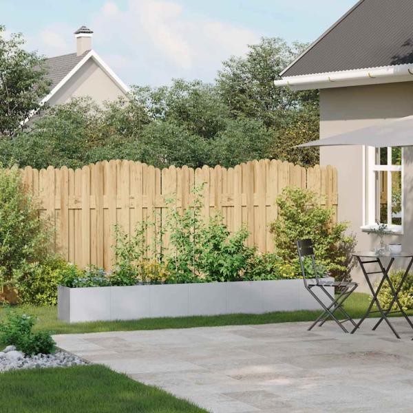 Pflanzkübel 280x40x40 cm Verzinkter Stahl