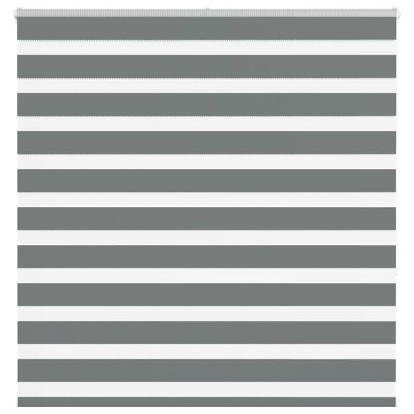 ARDEBO.de - Zebrarollo Dunkelgrau 140x150 cm Stoffbreite 135,9 cm Polyester