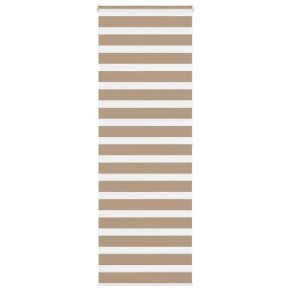 ARDEBO.de - Zebrarollo Sandbraun 85x200 cm Stoffbreite 80,9 cm Polyester