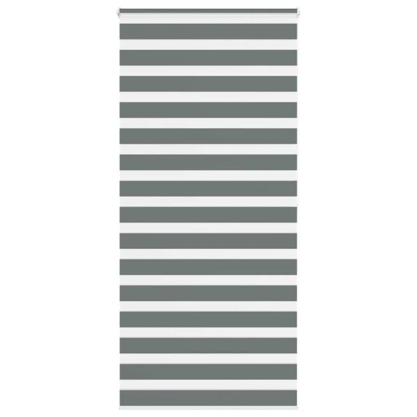 ARDEBO.de - Zebrarollo Dunkelgrau 105x200 cm Stoffbreite 100,9 cm Polyester