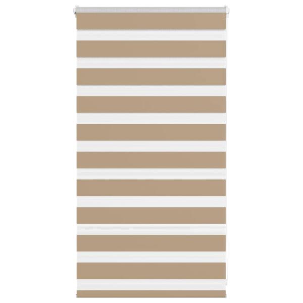 ARDEBO.de - Zebrarollo Sandbraun 85x100 cm Stoffbreite 80,9 cm Polyester