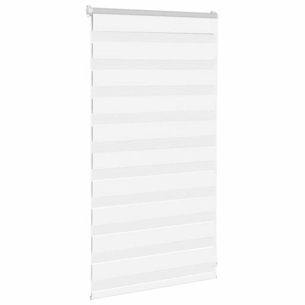 Zebrarollo Weiß 90x100 cm Stoffbreite 85,9 cm Polyester