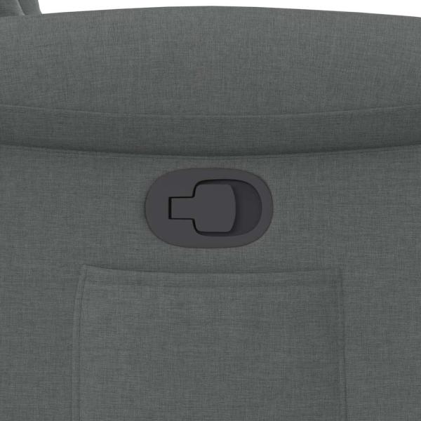 Relaxsessel Dunkelgrau Stoff