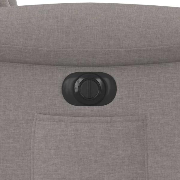 Relaxsessel Elektrisch Taupe Stoff