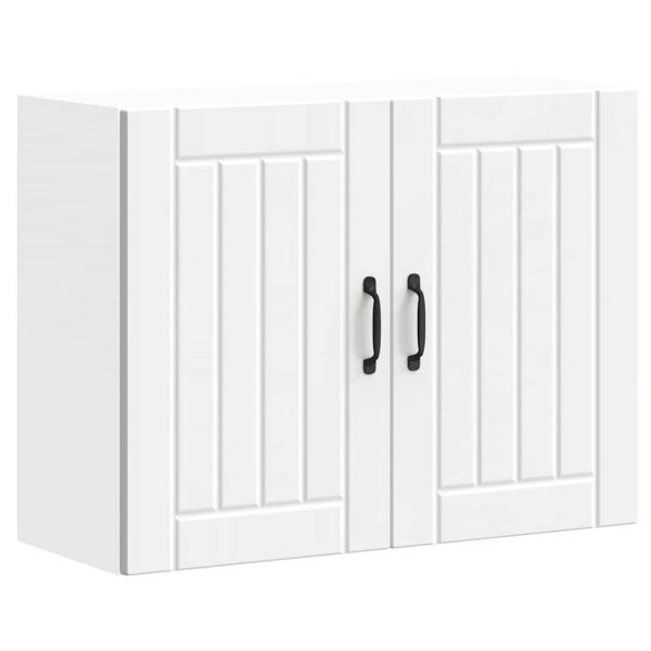 ARDEBO.de - Küchen-Hängeschrank Lucca Weiß Holzwerkstoff