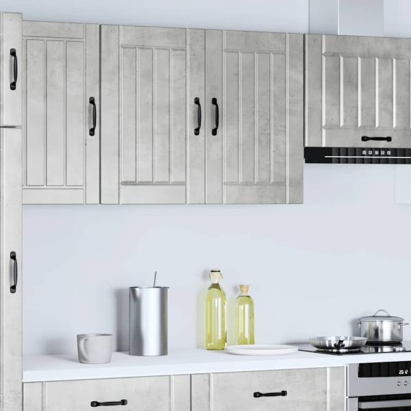 Küchen-Hängeschrank Lucca Betongrau Holzwerkstoff
