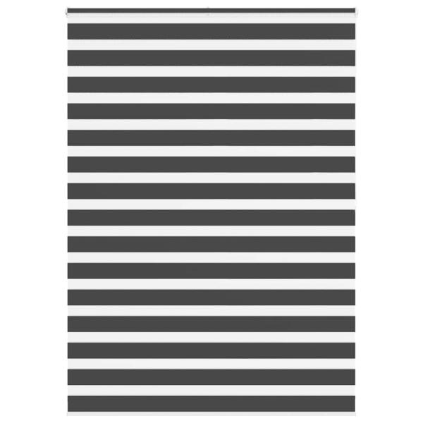 ARDEBO.de - Zebrarollo Schwarz 155x200 cm Stoffbreite 150,9 cm Polyester