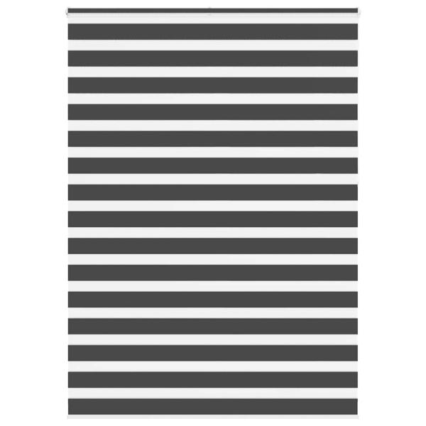 ARDEBO.de - Zebrarollo Schwarz 165x230 cm Stoffbreite 160,9 cm Polyester