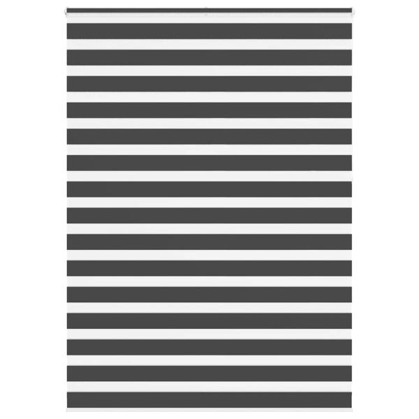 ARDEBO.de - Zebrarollo Schwarz 155x230 cm Stoffbreite 150,9 cm Polyester
