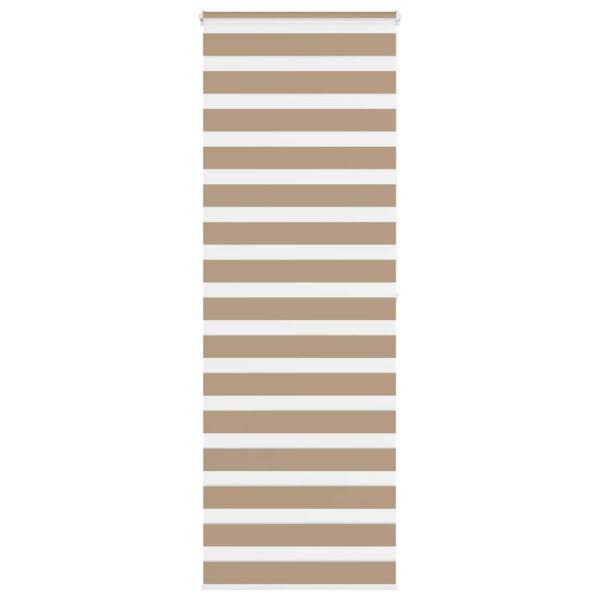 ARDEBO.de - Zebrarollo Sandbraun 80x200 cm Stoffbreite 75,9 cm Polyester