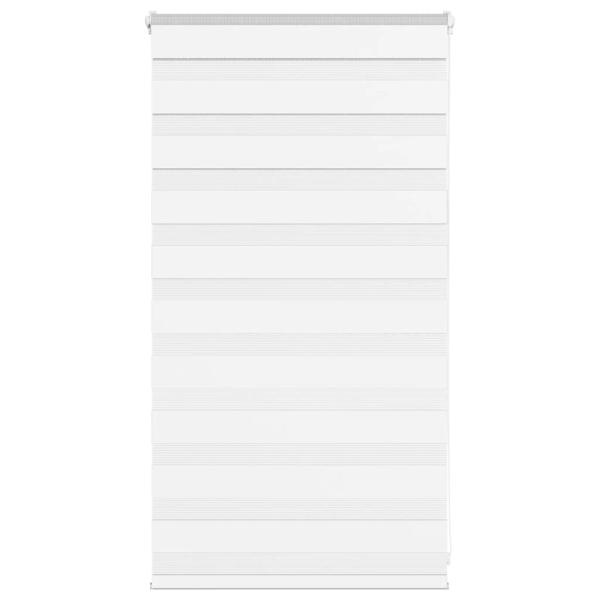 ARDEBO.de - Zebrarollo Weiß 70x100 cm Stoffbreite 65,9 cm Polyester