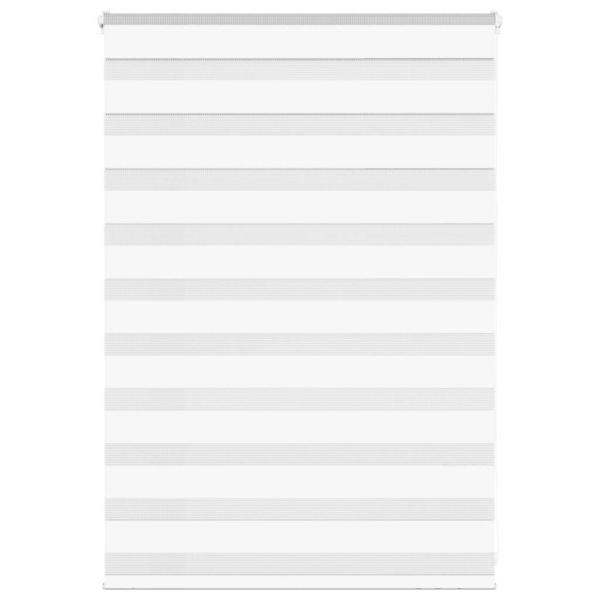 ARDEBO.de - Zebrarollo Weiß 95x100 cm Stoffbreite 90,9 cm Polyester