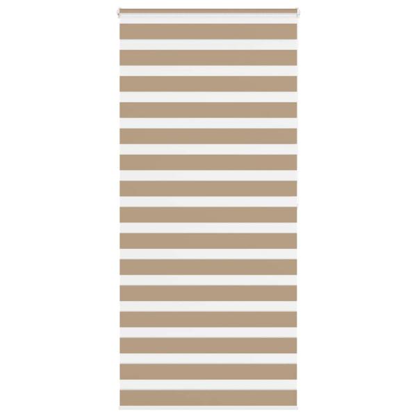 ARDEBO.de - Zebrarollo Sandbraun 105x200 cm Stoffbreite 100,9 cm Polyester