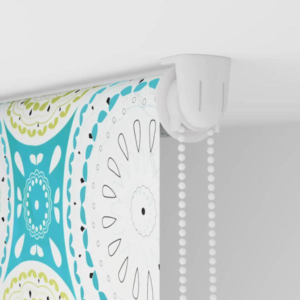 ARDEBO.de - Duschrollo 80x240 cm Stoffbreite 76 cm