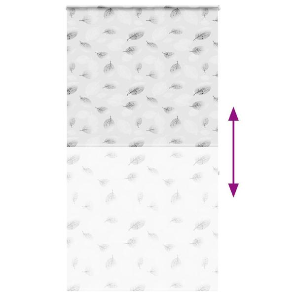 Duschrollo mit Kassette 140x240 cm Stoffbreite 136 cm