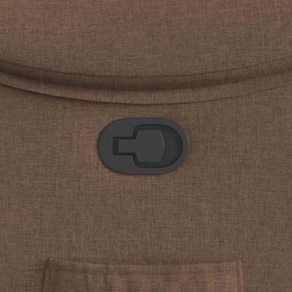 Relaxsessel Braun Stoff