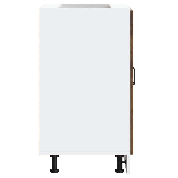 Spülenunterschrank Lucca Räuchereiche Holzwerkstoff