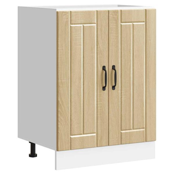 ARDEBO.de - Spülenunterschrank Lucca Sonoma-Eiche Holzwerkstoff