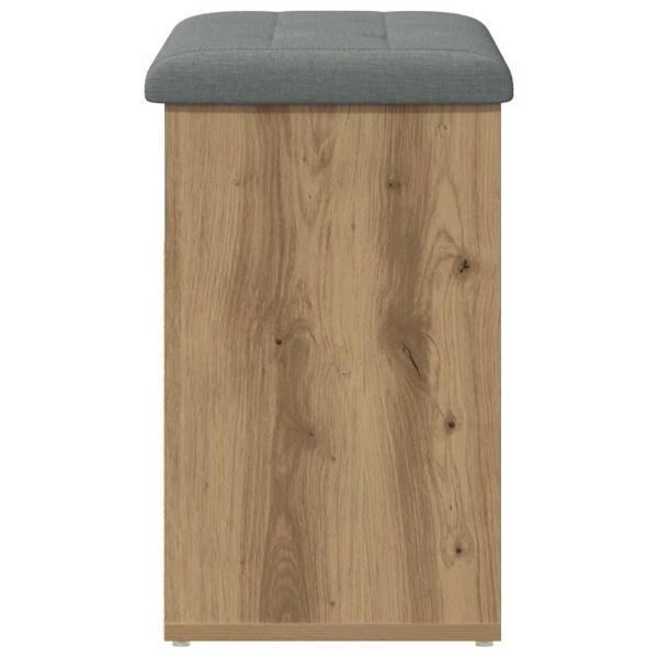 Schuhbank Artisan-Eiche 62x32x50 cm Holzwerkstoff